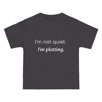 "I'm not quiet. I'm plotting." Men's Short Sleeve Tee Introvert T-Shirt