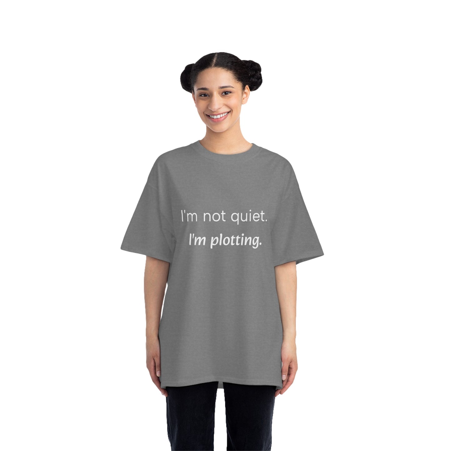 "I'm not quiet. I'm plotting." Men's Short Sleeve Tee Introvert T-Shirt