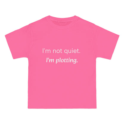 "I'm not quiet. I'm plotting." Men's Short Sleeve Tee Introvert T-Shirt