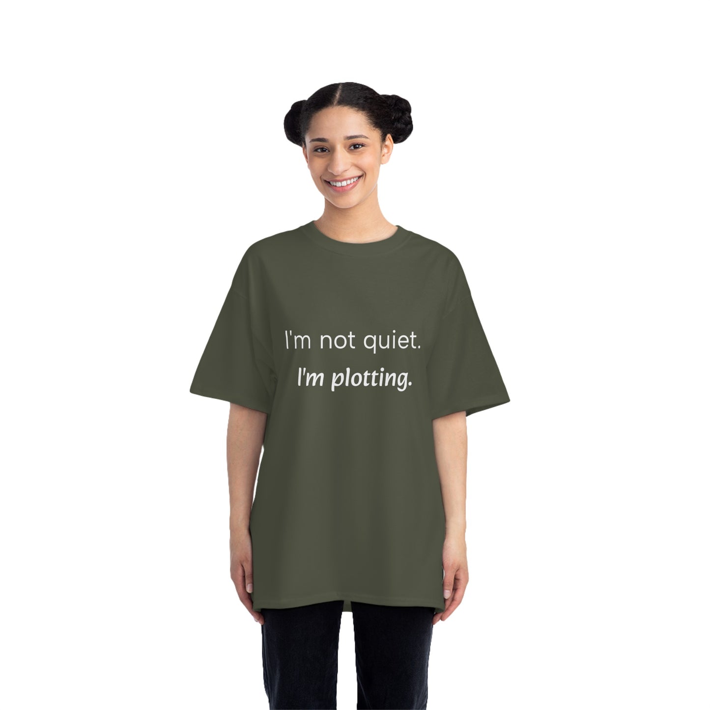 "I'm not quiet. I'm plotting." Men's Short Sleeve Tee Introvert T-Shirt