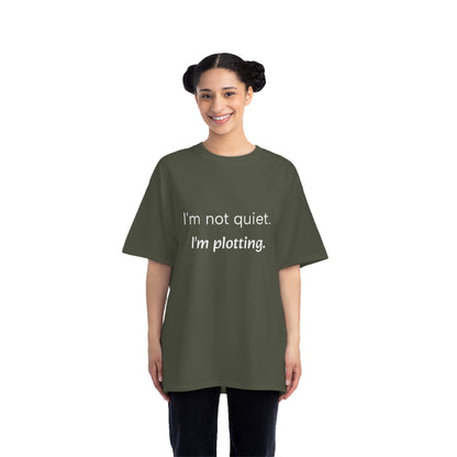 "I'm not quiet. I'm plotting." Men's Short Sleeve Tee Introvert T-Shirt