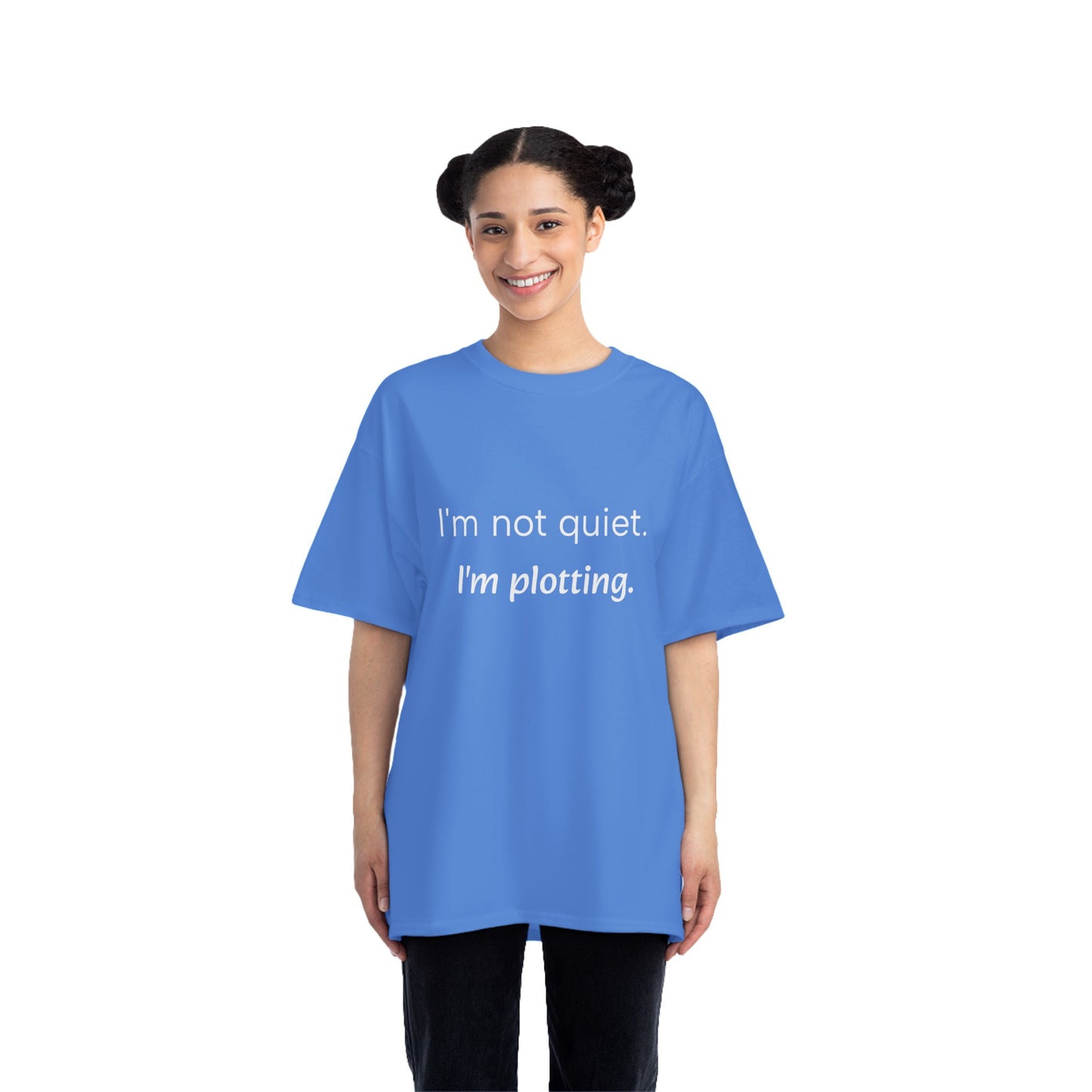 "I'm not quiet. I'm plotting." Men's Short Sleeve Tee Introvert T-Shirt