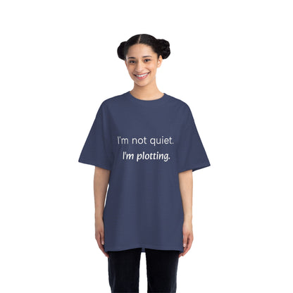 "I'm not quiet. I'm plotting." Men's Short Sleeve Tee Introvert T-Shirt