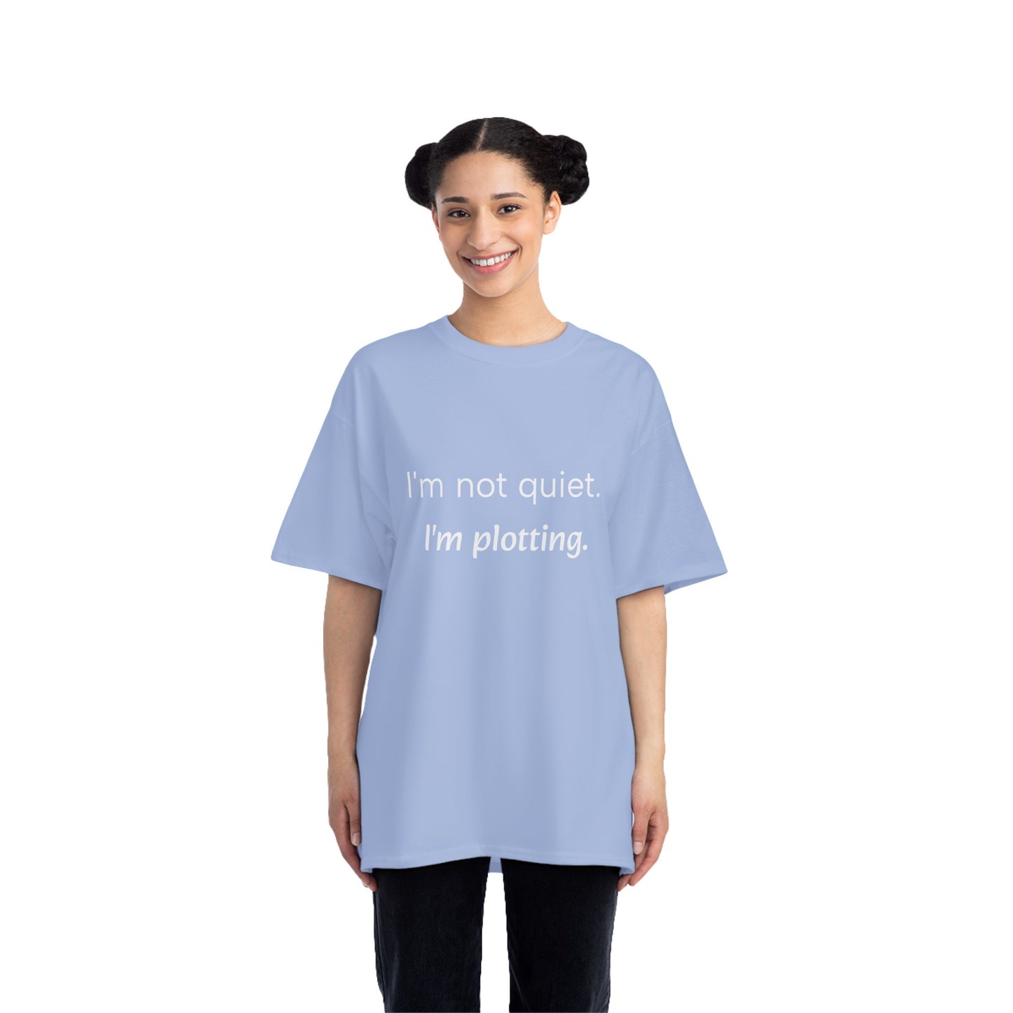 "I'm not quiet. I'm plotting." Men's Short Sleeve Tee Introvert T-Shirt