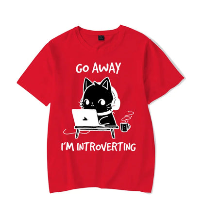 Go Away I’m Introverting Graphic Unisex T-Shirt for Introverts