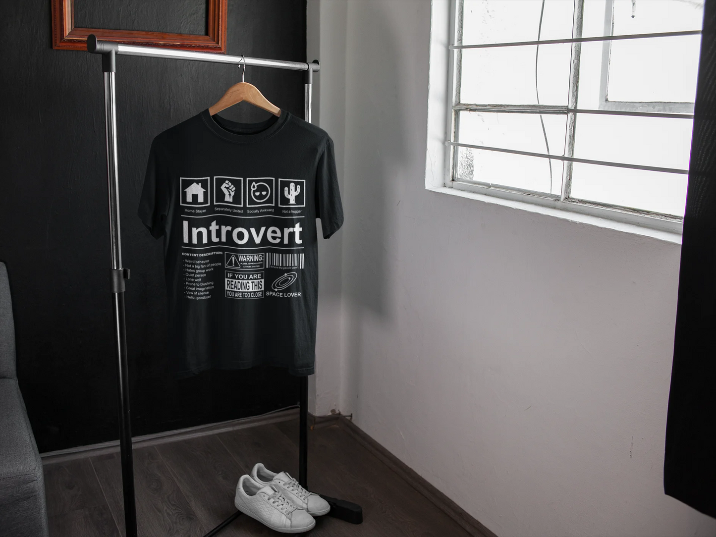 Funny Introvert Logo Men's T-Shirt