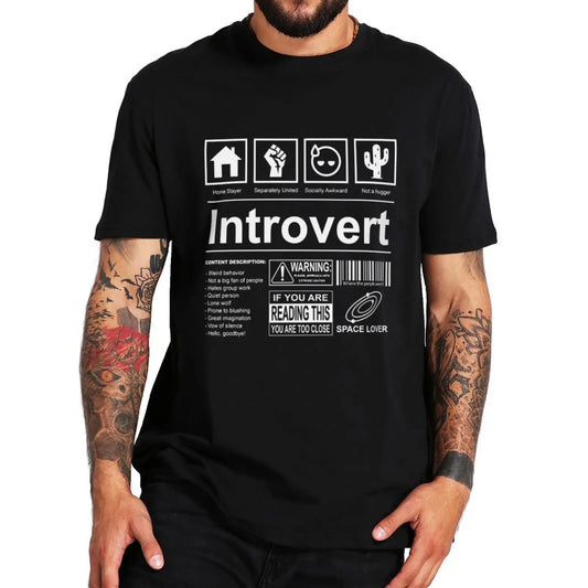 Funny Introvert Logo Men's T-Shirt