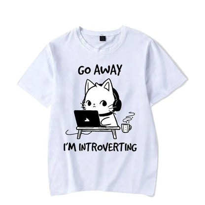 Go Away I’m Introverting Graphic Unisex T-Shirt for Introverts