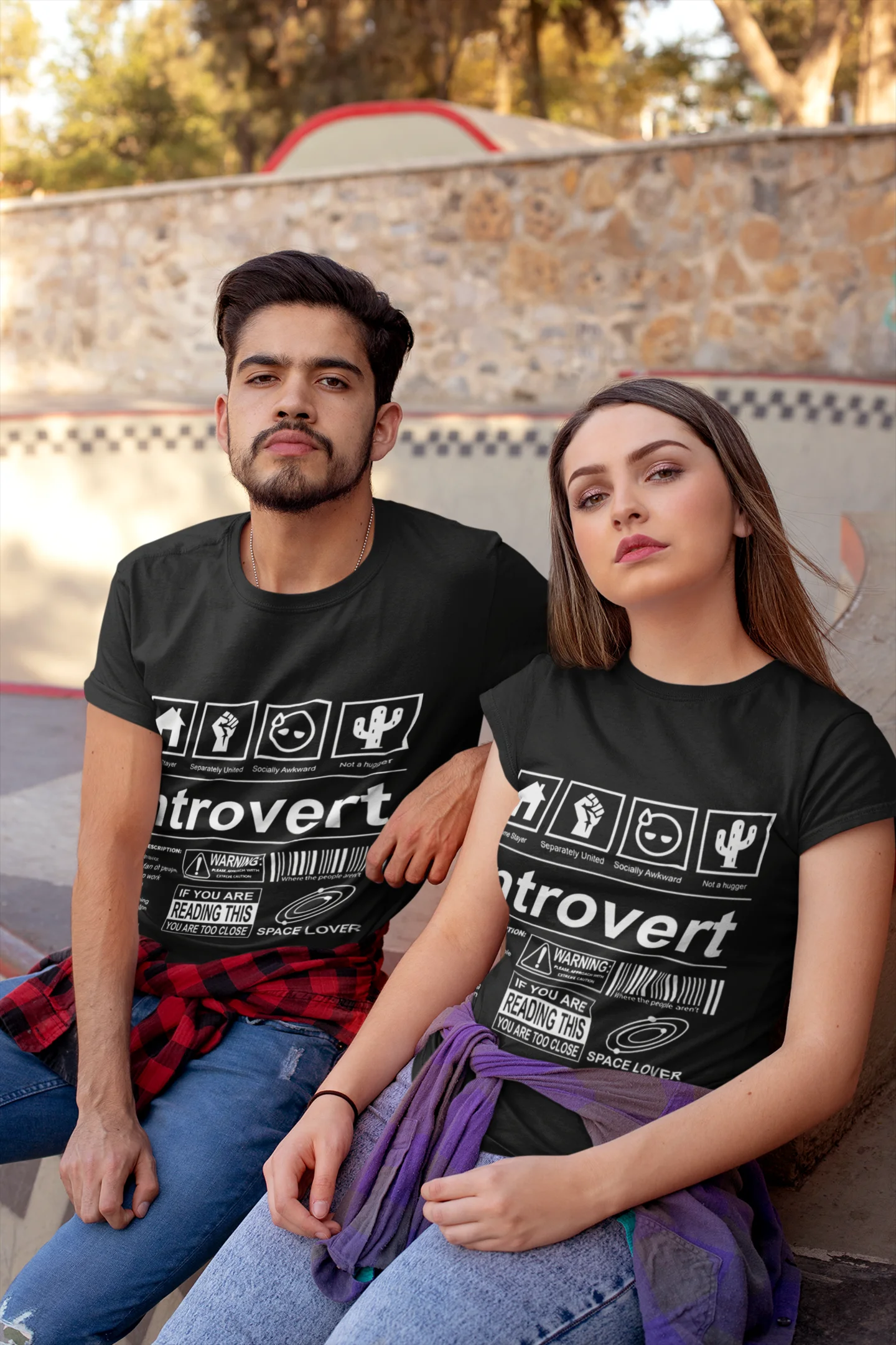 Funny Introvert Logo Men's T-Shirt